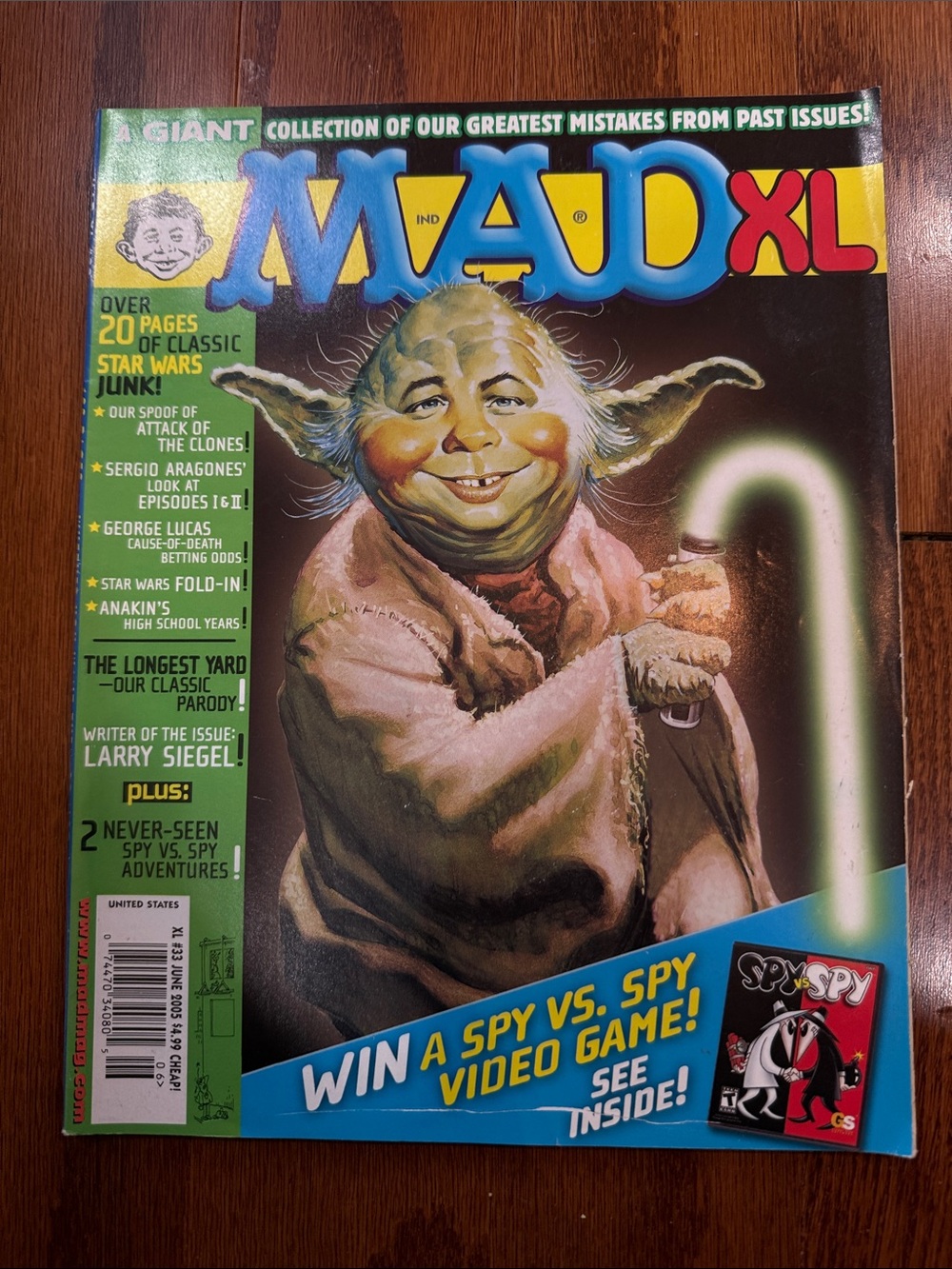 MAD XL Magazine #33 June 2005 Star Wars Yoda Revenge of the Sith